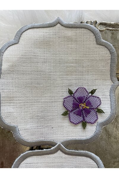 Acurmans İğne Oyası Kahve Yanı Sunum Peçetesi, ( 6 Renk Secenekli )