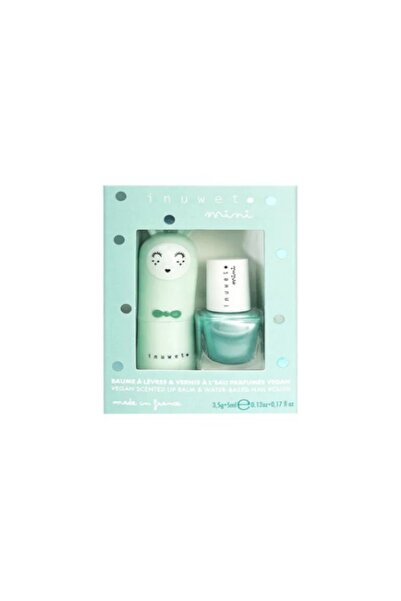 Inuwet duo aqua lıpbalm b02+naılpolısh - Oje ve lip balm seti