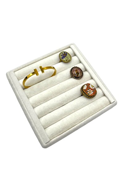 Zeyn Dekor Κρέμα βάσης στήριξης δαχτυλιδιού τετράγωνου ρολού