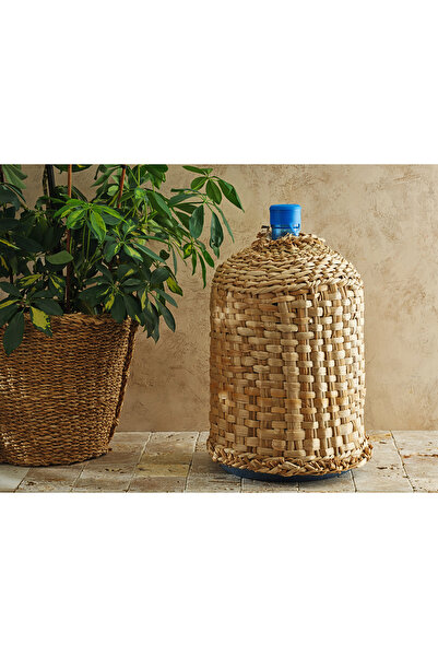 Ulu Ahşap Husă pentru sticle din țesătură de paie