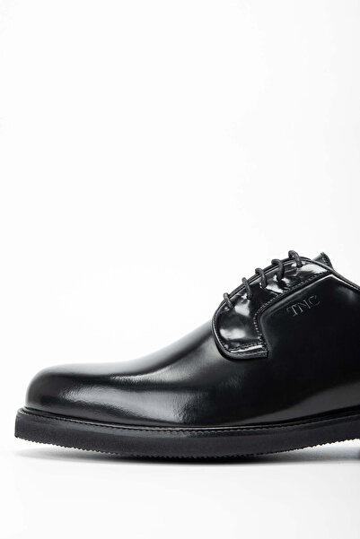 Tamer Tanca Erkek Hakiki Deri Siyah Açma Klasik Ayakkabı