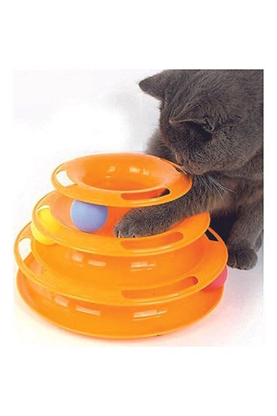 PatiCarni Pati_carni 3-Storey Cat Toy Set Tower Of Tracks 3