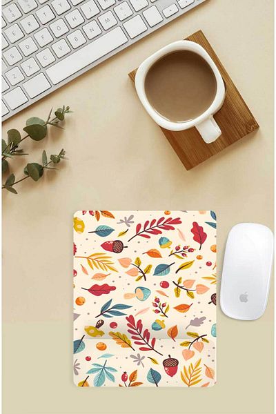 Gizeo Mousepad dreptunghiular cu suport pentru încheietura mâinii cu tematică natură
