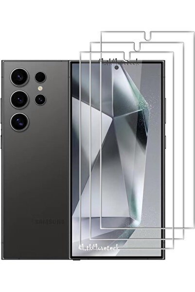 m.tk moveteck Samsung Galaxy S24 Ultra Ekran Koruyucu Temperli Cam Nano Şeffa...