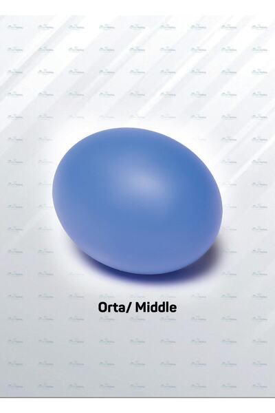 ermöztürk medikal Silikon Stres Topu Mavi El Egzersiz Topu Fizik Tedavi Topu ...