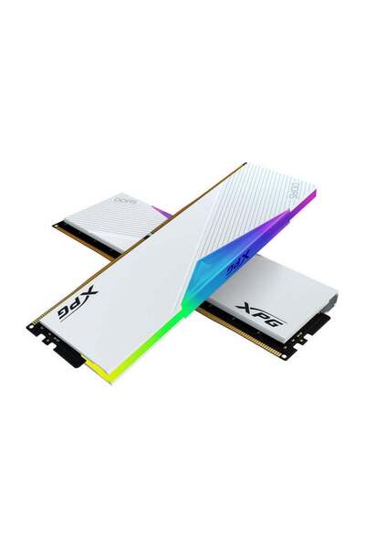 XPG 32GB (2x16GB) Lancer Beyaz DDR5 6000MHz CL30 1.35V RGB PC Ram
