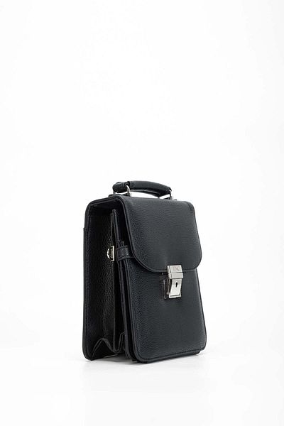Tamer Tanca Men's Vegan Black Handbag
