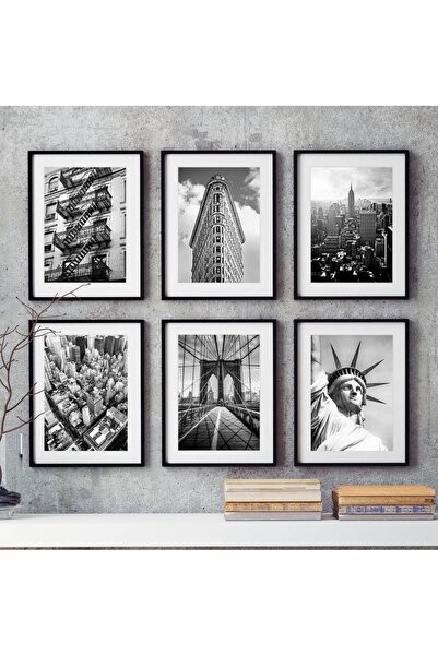 icase Siyah Beyaz Nostalji New York Vintage Dekor Dizayn Tablo Ev Dekorasyon ...