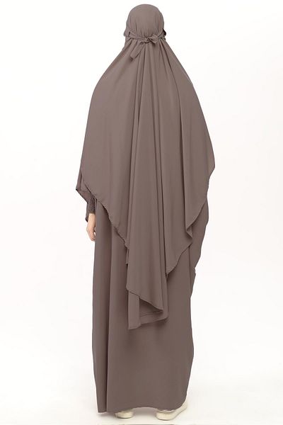 Altobeh Sultanbaş Nikaplı Σεντόνι Cilbab Khimar Abaya Βραχίονας ελαστικός γιακάς δικαστή με πέπλο Ferace Medina Silk