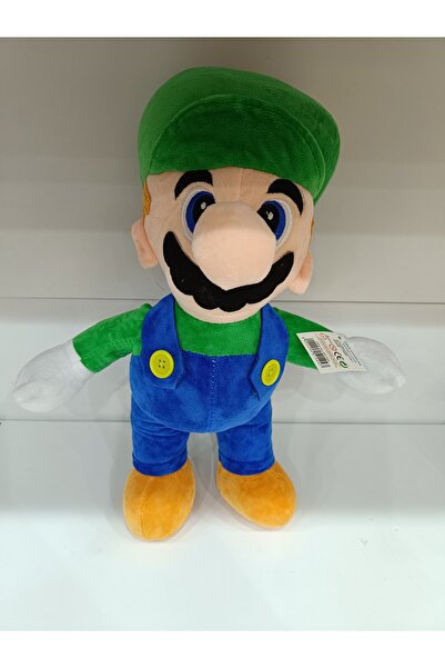 Happy Toys DEV MARİO AMCA PELUŞ KIRMIZI YEŞİL 40CM