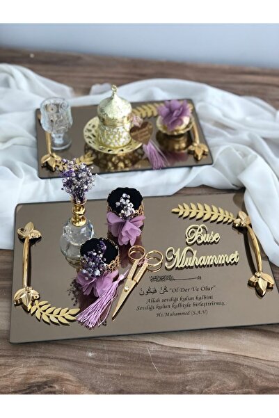 Denseden Süslü Söz Tavă de logodnă Suporturi pentru inele Foarfece Mire Cupă ...