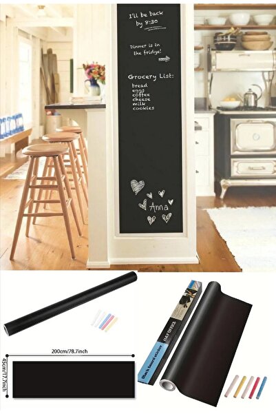 NİLİN VADİSİ Yapışkanlı Kara Tahta Sticker Blackboard 30x100 cm