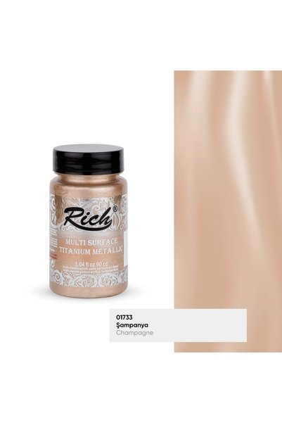 Rich Multi Surface Titanium 2526 Şampanya Metalik 90 Cc
