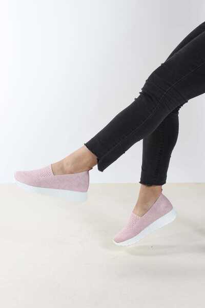 FAST STEP Women's Daily Comfortable Orthopedic Soft Sole Knitwear Powder Mother Sports Shoes Sneaker