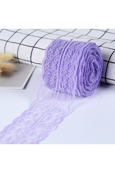 EDALITASARIM Lace Ribbon 5 Cm Double Guipure 10 Mt