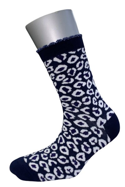Happy Body Organic Glitter Women's 4-Piece Socket Patterned Thin Washed Fabric Non-Squeezing Rubber