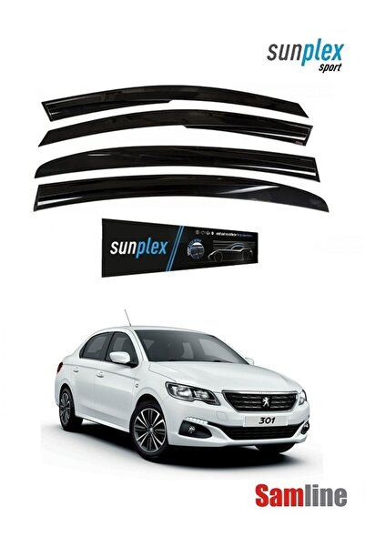 SUNPLEX Peugeot 301 - 2017 Modeller için Cam Rüzgarlığı Takımı 4'lü Set