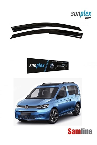 SUNPLEX Volkswagen Caddy 2024 Model Cam rüzgarlığı 2 Li Set