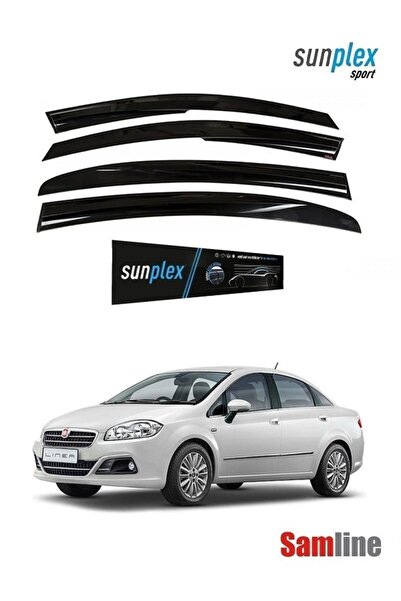 SUNPLEX Fiat Linea 2015 Model Cam Rüzgarlığı Takım (4 CAM SET)