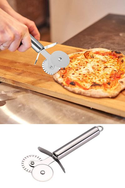 Sekiz8 Set of 4 Dough Scraper Spatula Pastry Decorating Set, Pizza Dough Cutter