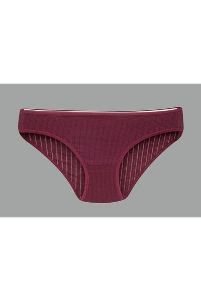 Ramior Pack of 5 Chain Stitching Breathable Fabric 100% Cotton Bikini Panties