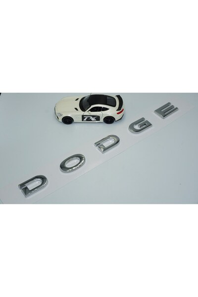 DK Tuning Dodge Bagaj Krom Metal 3M 3D Yazı Logo Amblem