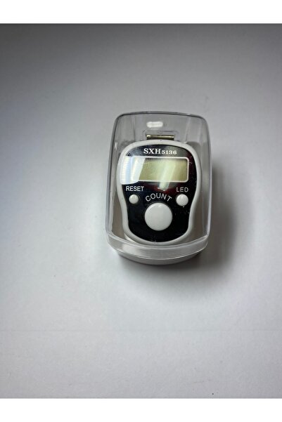 SXH Işıklı Kutulu Zikirmatik Dijital Tesbih Parmak Zikirmatik Sayaç Yüzük Tes...