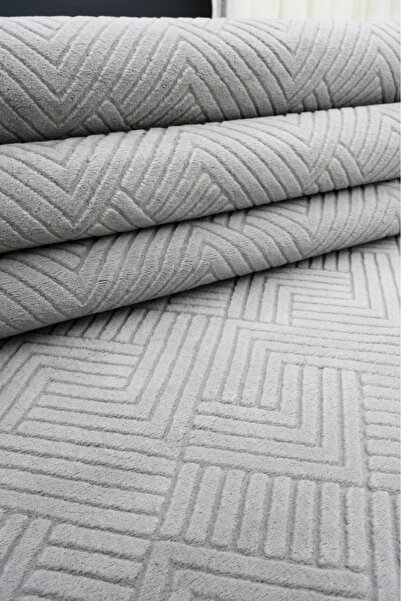 melian Anadolu Kaymaz Taban Oda Salon Koridor Mutfak Halı Kalın Yolluk Gri