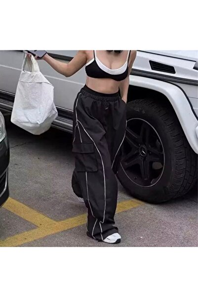 DENİKK Παντελόνι αλεξίπτωτου τύπου Harajuku Φούτερ Cargo