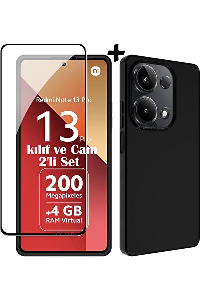 m.tk moveteck Xiaomi Redmi Note 13 Pro 5g Kılıf Kamera Korumalı Yumuşak Silik...