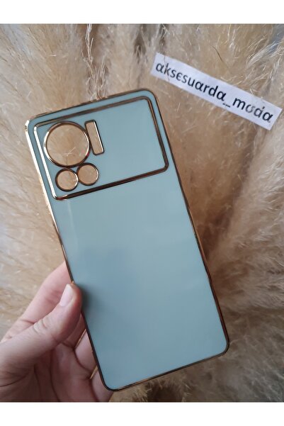 Aksesuarda Moda İNFİNİX NOTE 12 VİP UYUMLU GOLD DETAYLI LAZER KESİM PARLAK KILIF