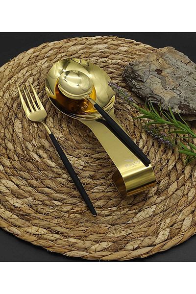 BRONDOFF Gold Spoon Ladle Coaster