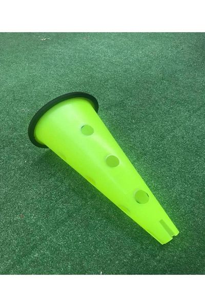 Clifton Perforated Training Funnel Rubber-Based Funnel, Yellow Perforated Funnel (40 CM)