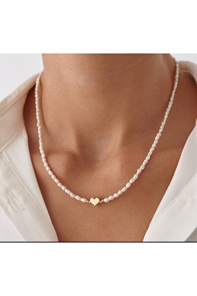 Uno Di Famiglia Heart Necklace, Beaded Necklace, Necklace 1stQuality