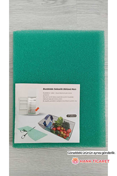 HANK TİCARET Buzdolabı Sebzelik Küf Rutubet Önleyici Mat Meyve Ve Sebzeler Ta...
