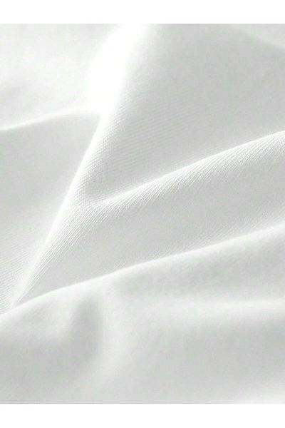 Jose Clothing Μπλουζάκι με λευκή στάμπα Unisex από οργανικό βαμβάκι Oversize