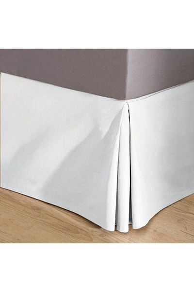 METİNEV Plain White Linen Base Skirt