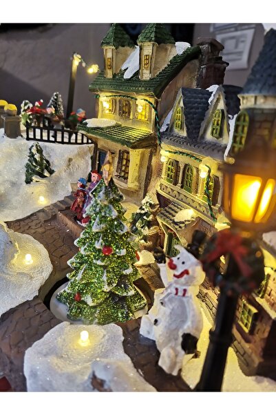 JiJi Zhoufang Kar küresi ışıklı müzikli hareketli, meryy christmas, yılbaşı h...