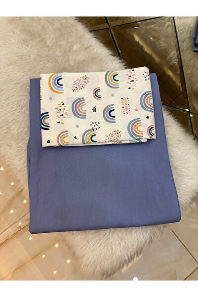 micoton MICOTON 100% COTTON SINGLE PERSON RUBBER-FREE SHEET AND PILLOW CASE SET