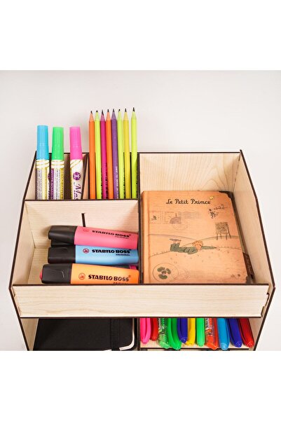 Notpa Bir A4 Iki A5 Çekmeceli 8 Bölmeli A4 Masaüstü Organizer Evrak Rafı Dosya Düzenleyici Akça-org5