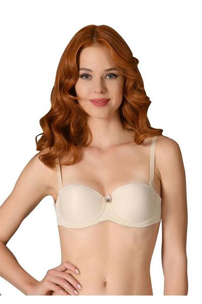 NBB 3586 Σουτιέν Push Up Στράπλες Πίσω Διαφανές βραδινό σουτιέν