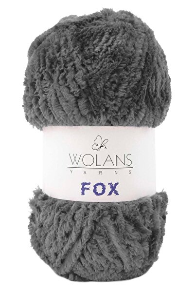 Fox Kürk Örgü Ipi Gri 11009