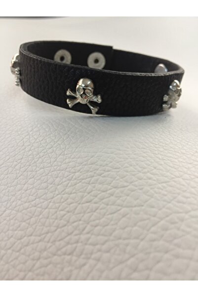 Aksabeltchokers Kuru Kafalı Bileklik 18-20 Cm Bilek. Ölçülerine Uygundur