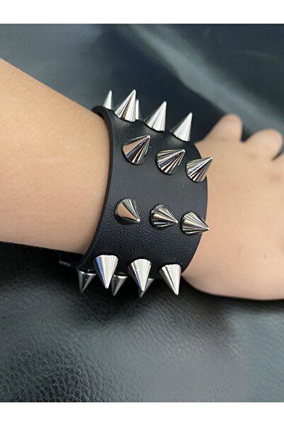 Aksabeltchokers سوار معدني مرصع بثلاثة صفوف مقاس 4. سم