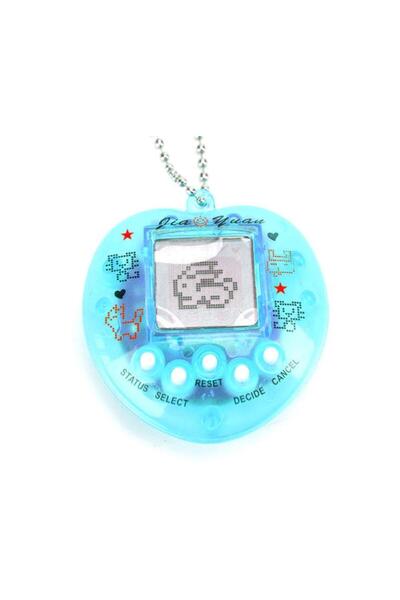 Nostaljik Lezzetler Nostaljik Kalp Sevimli Sanal Bebek Şeffaf Mavi