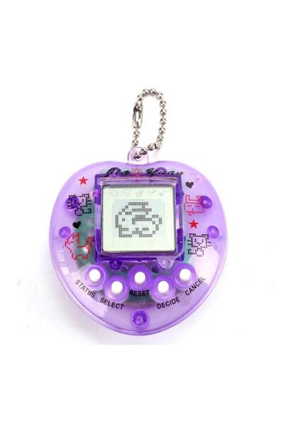 Nostaljik Lezzetler Nostaljik Kalp Sevimli Sanal Bebek Mor