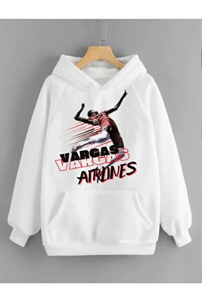 Khione Φούτερ με κουκούλα Unisex Vargas Airlines με στάμπα με κουκούλα