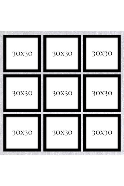AS TİCARET Nine 30x30 Frame (No Poster) - Bos1025