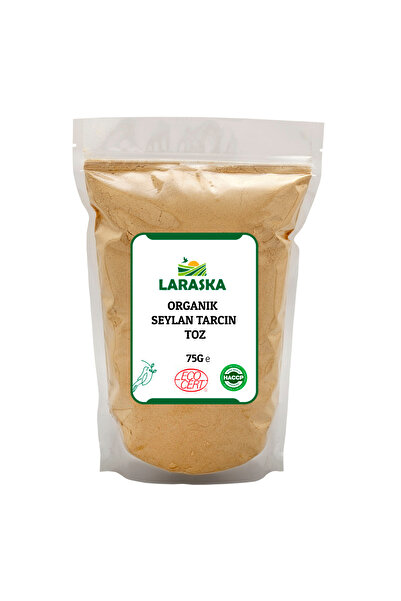 Laraska Organik Seylan Tarçın Toz 75g- Organik Seylon Tarçın Toz 75g - Organi...