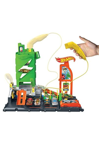 HOT WHEELS Elektrikli Araç Şarj İstasyonu Oyun Seti